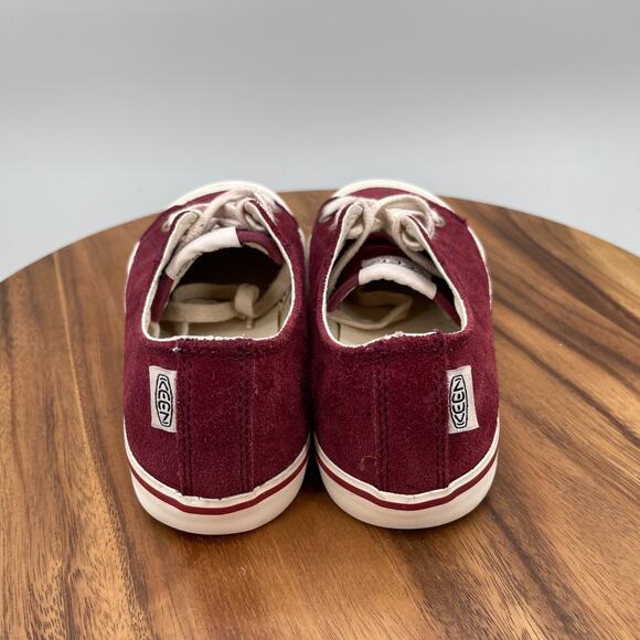 Keen Coronado III Shoes Womens Size 9 Red Leather Casual Comfort Walking Sneaker - Picture 4 of 9